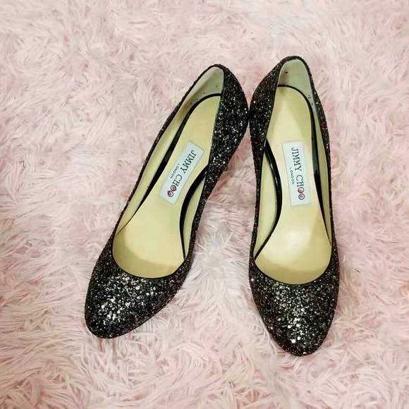 100% authentic Jimmy Choo glitter pump - Picture 5 of 5